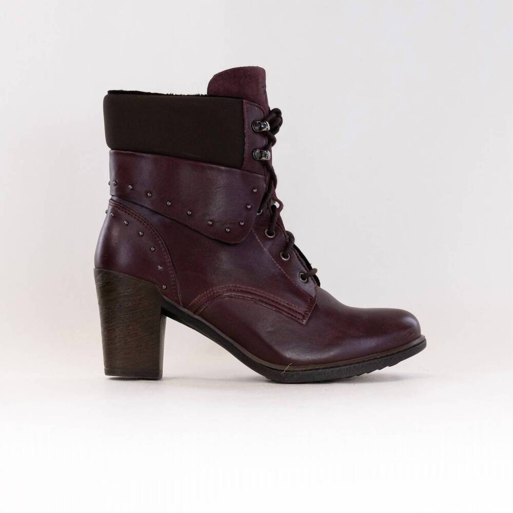 NEW DROMEDARIS women's gilly boot in wine